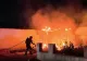 Incendiu devastator în Mamaia. Obiectiv turistic cuprins de flăcări