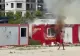 Incendiu la un container al salvamarilor din Mamaia Nord. Pompierii au intervenit de urgență - VIDEO