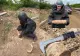 Alertă în județul Giurgiu. Proiectil exploziv de 100 de milimetri, descoperit în timpul lucrărilor de reabilitare a căii ferate -FOTO