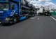 Trafic paralizat pe Drumul Expres Craiova-Pitești. Trei TIR-uri s-au ciocnit violent -VIDEO