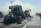 Accident mortal în Caraș-Severin: o mașină s-a izbit frontal de un TIR în timpul unei depășiri. Șoferul autoturismului a murit carbonizat