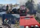 Incendiu de proporții în Giurgiu. O casă și două gospodării vecine, afectate de flăcări. Focul ar fi pornit de la un scurtcircuit