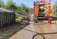 Incendiu de proporții într-o gospodărie din Prahova. Flăcările amenință să se extindă la o a doua locuință