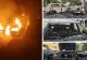 Incendiu devastator într-o parcare din Oradea: două mașini distruse complet - VIDEO