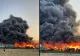 Incendiu devastator în apropiere de Năvodari, la un centru de colectare a maselor plastice. S-a emis RO‑ALERT și au intervenit pompieri din două județe – VIDEO