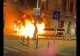 Imagini șocante în centrul Bucureștiului! O limuzină de lux a fost cuprinsă de flăcări pe Calea Victoriei VIDEO