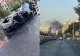 Incendiu lângă AFI Cotroceni, în București. O mașină a fost distrusă complet de flăcări