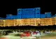 Parlamentul nu mai stinge lumina. E iluminat în drapelul Ucrainei
