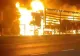 Un TIR încărcat cu bomboane a luat foc în județul Giurgiu VIDEO