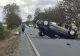 Tragedie în Bihor: un șofer a murit după ce mașina s-a răsturnat de mai multe ori. Traficul a fost blocat