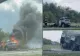 Accident mortal în apropiere de Murfatlar. Un șofer a murit, autoturismul a ars ca o torță - video