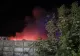 Incendiu puternic în curtea unei firme din Giurgiu. Patru autobetoniere, două camioane și o pompă de beton au ars