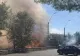 Incendiu puternic de vegetație la ieșirea din Brăila. Trafic blocat pe șoseaua spre Galați - VIDEO