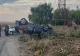 Accident grav în județul Neamț. O mașină s-a răsturnat în afara carosabilului, după ce s-a ciocnit violent cu o alta -FOTO