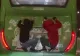 Doi tineri din Bacău, s-au agățat de un autobuz aflat în mers - VIDEO