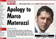 Marco Materazzi a primit compensaţii importante din partea tabloidului britanic "The Sun"