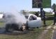 Un autoturism de lux a luat foc, din senin, în centrul Constanţei