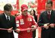 Pilotul de Formula 1 Giancarlo Fisichella a inaugurat magazinul Ferrari de la Bucureşti