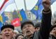 Peste 10.000 de persoane manifestează în centrul Kievului