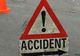 ACCIDENT în lanţ pe DN 1: 10 autoturisme s-au tamponat din cauza poleiului