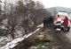 Maşină răsturnată în Pasul Prislop. Şofer recuperat de Salvamont