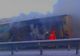 Trafic restricţionat pe autostrada Soarelui. Un tir a luat foc 