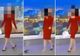 Gafă memorabilă în direct, la tv. A mers desculță, într-un picior, până la pupitrul știrilor