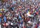 Protest cu 8.000 de oameni la Mioveni pentru autostrada Pitești-Sibiu