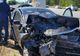 Accident spectaculos, pe o şosea din Banat. Momentul, surprins de camerele video