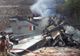 Accident înfiorător: Un avion a lovit un bloc