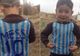 Băieţelul afgan care şi-a confecţionat din cârpe şi sacoşe un tricou cu Messi şi-a întâlnit idolul