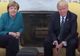 Momente stânjenitoare cu Merkel și Trump. Întrevederea mult așteptată a început cu stângul