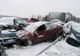 ACCIDENT în lanț, produs din cauza viscolului: 40 de autoturisme implicate, 24 de victime