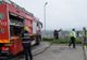 Incendiu de vegetaţie în Dej, în apropierea unei benzinării