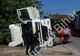 Accident teribil la Salonta - camion răsturnat peste pietoni: un copil şi bunica sa au murit