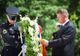Klaus Iohannis, la Cimitirul Eroilor din Washington. A depus o coroană de flori 