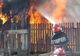 Incendiu puternic în Prahova. Trei case au ars până în temelii