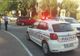 Scandal cu topoare în plin trafic. Polițiștii au intervenit cu pistoale 