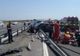 Accident cutremurător pe A4. Doi soţi, încarceraţi. Medicii, nevoiţi să le amputeze picioarele