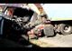 Accident groaznic în Târnăveni! Două TIR-uri s-au ciocnit și au prins la mijoc un autoturism