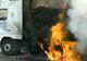 TIR în flăcări pe DN7