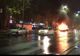 Maşină în flăcări în Centrul Capitalei, pe Bulevardul Magheru - VIDEO