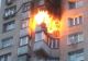Incendiu puternic într-un bloc din București