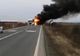 Un TIR a fost cuprins de flăcări în timpul mersului. Panică în rândul şoferilor