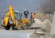 S-a închis circulaţia pe DN 10, Buzău-Braşov. Bolovani de câteva sute de kilograme în stradă