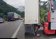Trafic blocat pe Valea Oltului. Trei TIR-uri implicate 