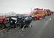 Ciocnire în lanţ pe autostrada Bucureşti-Ploieşti, 8 autoturisme implicate