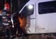 Un microbuz cu pasageri a izbit un copac, pe A1. Şase persoane au fost rănite