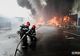 Imagini impresionate cu incendiu din Afumați. Pompierii s-au luptat 5 ore cu flăcările