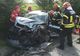 Grav accident în Brașov. O dubă CNAIR și un autoturism s-au ciocnit: 8 victime